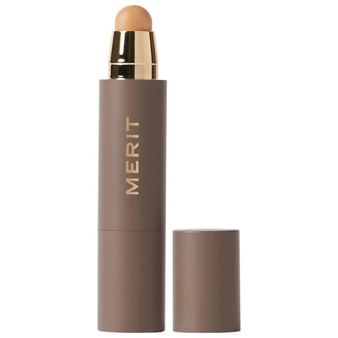 Merit Brush The Minimalist Perfecting Complexion Stick | Sephora Merit Concealer, Merit Contour Stick, Merit Cosmetics, Merit Highlighter Cava, Merit The Minimalist Perfecting Complexion Stick, Concealer Stick, Minimalist Beauty, Foundation Concealer, Mineral Oil