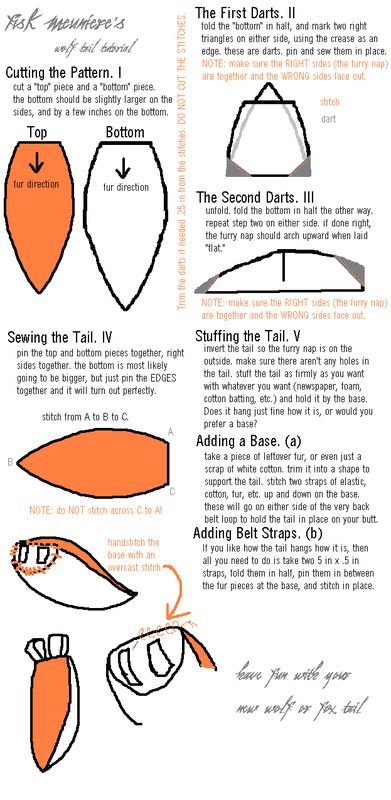 fursuit: Lupine Tail Tutorial Tail Tutorial, Wolf Ears And Tail, Fursuit Tutorial, Tail Pattern, Wolf Tail, Cupcake Pictures, Wolf Costume, Fursuit Head, Animal Tails