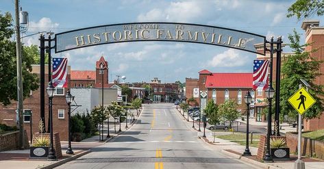 The Best Things To Do In Farmville, Virginia Farmville Virginia, Longwood University, Farm Town, Long Weekend Getaways, College Town, Peaceful Places, Outdoor Plants, Small Town, Breathtaking Views