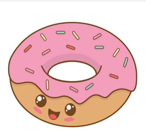 Kawaii Donut ❤️ Kawaii Donut, Donut Drawing, Donuts, Image Search, I Hope, Kawaii