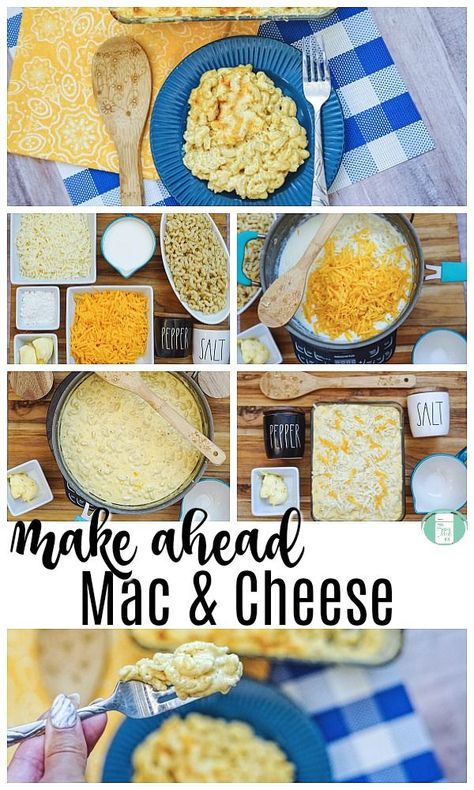 Comfort food made easy! Have this in the freezer and ready to go whenever your craving for macaroni and cheese hits. #freezermeals101 #freezercooking #freezermeals #makeaheadmeals #easyrecipes #macandcheese #macaroniandcheese Make Ahead Mac And Cheese, Homeschool Meals, Best Freezer Meals, Easy Mac N Cheese, Freezer Dinners, Budget Freezer Meals, Freezer Meal Planning, Healthy Freezer Meals, Best Mac And Cheese