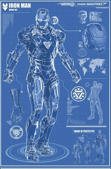 . Marvel Blueprints, Iron Man Mark 2, Iron Man Poster, Iron Man Tattoo, Iron Man Wallpaper, Iron Man Avengers, Iron Man Art, Iron Man Suit, Iron Man Armor