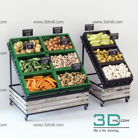 Vegetable Display, Fruit Stall, Fruit And Veg Shop, Vegetable Rack, Vegetable Stand, Grill Gate Design, Vegetable Shop, Grocery Store Design, Grocery Supermarket