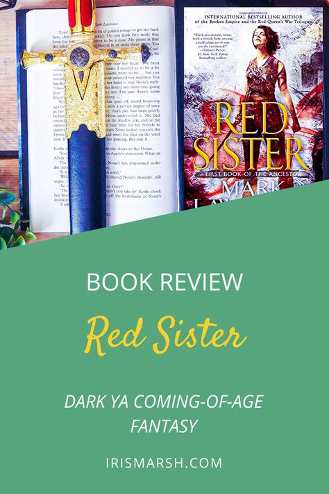 Look for a Dark YA Coming-Of-Age Fantasy story with nuns trained to be assassins? Look no further: Red Sister by Mark Lawrence is the perfect addition to your reading list. Not convinced? Click to read my full book review. #readinglist #bookreview #dark #ya #comingofage #fantasy #redsister Book Blogs, Epic Fantasy Books, Science Background, Mark Lawrence, Book Discussion, Ya Novels, Fantasy Books To Read, Fantasy Story, What Book