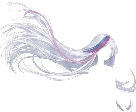 Dimension Sweep | Love Nikki-Dress UP Queen! Wiki | Fandom Love Nikki Hairstyles, Dark Blue Streaks, Love Nikki Hair, Nikki Hairstyles, Hair With Purple, Love Hairstyles, Long Silver Hair, Love Nikki, Pelo Anime