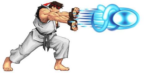 Street Fighter Hadouken, Ryu Hadouken, Gengar Tattoo, Capcom Games, Street Fighters, Ryu Street Fighter, Street Fighter 2, Video Games Gift, Street Fighter Art