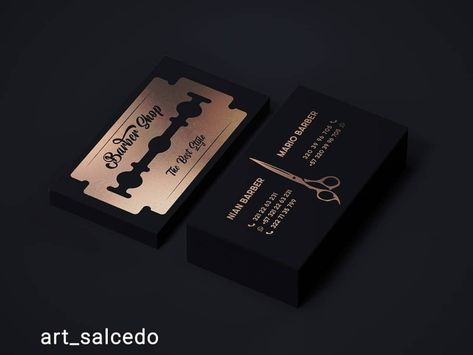 Card Barber Shop by Salcedo Barber Visit Card, Barbershop Visit Card, Barber Cards Business Design, Barber Business Cards Ideas, Barber Shop Logo Ideas, Barber Shop Decor Ideas, Barber Shop Business Cards, Barber Shop Logo, Barber Business Cards