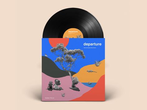 Samurai Champloo Music Record: Departure Album cover redesign by Gregor Pogačnik Album Cover Redesign, Record Cover Design, Cd Album Covers, Future Album, Vinyl Artwork, Music Album Design, Cd Cover Design, Cd Design, Vinyl Records Covers