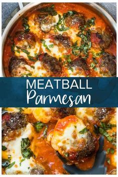 Meatballs Marinara, Meatball Parmesan, Supper Meals, Easy Pudding, Budget Dinners, Juicy Meatballs, Mediterranean Foods, Parmesan Meatballs, Dinner Rotation