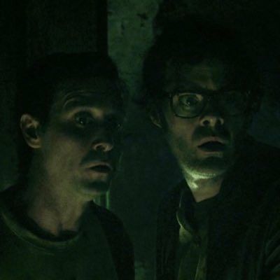 Bill Hader And James Ransone, Bill Hader Richie Tozier, Bill Hader Aesthetic, Bill Harder, James Ransone, Clown Film, Scary Clown Movie, Richie Tozier, Stephen King Movies