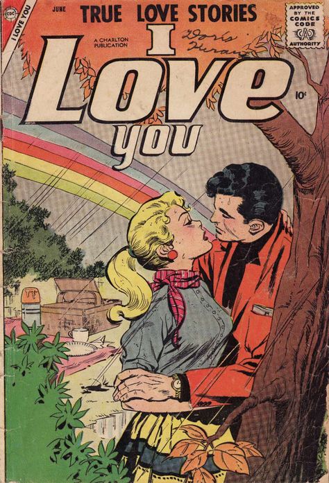 I Love You 18 (Charlton) - Comic Book Plus Charlton Comics, Valentine Poster, Comics Love, Comic Poster, Romance Comics, Vintage Romance, Book Posters, Arte Sketchbook, Comic Book Covers