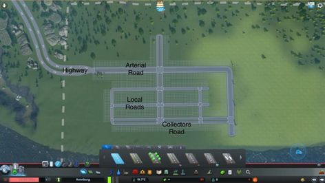 Cities: Skylines Beginners Guide - LadiesGamers Cities Skylines Road Layout, City Skylines Game, Traffic Congestion, Cities Skylines, City Skylines, Unique Buildings, Fire Service, Water Tower, City Skyline