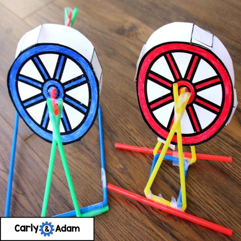 Ferris Wheel Popsicle Sticks, Carnival Stem Activities, Carnival Theme Stem Activities, Rollercoaster Stem Project, Build A Roller Coaster Stem, Stem Ferris Wheel, Stem Projects Elementary, Steam Night, Stem Night