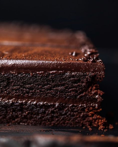 Dutch Chocolate Cake Recipe, Best Ever Chocolate Fudge Cake, Fudgiest Chocolate Cake, Chocolate Cake Dense, Swedish Chocolate Cake, Midnight Chocolate Cake, Dark Chocolate Birthday Cake, Oreo Fudge Cake, Midnight Fudge Cake