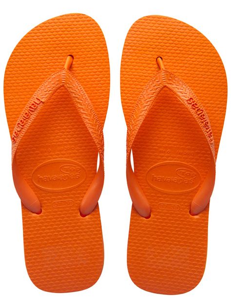 http://www.havaianashk.com/ Orange Flip Flops, Orange Sandals, Creative Shoes, Rubber Flip Flops, Havaianas Flip Flops, Orange Shoes, Rubber Shoes, Sandals For Sale, Neon Orange