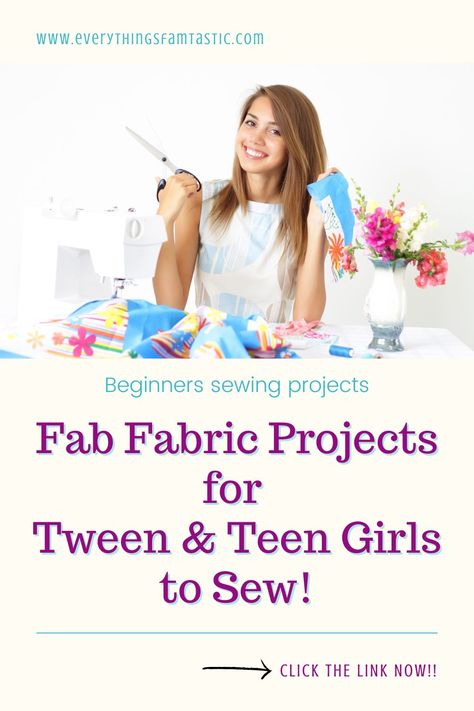 Easy Sewing For Kids, Teen Sewing Projects, Sewing Beginners, Free Sewing Projects, Simple Sewing Projects, First Sewing Projects, Diy Sewing Gifts, Beginners Sewing, Kids Gift Ideas