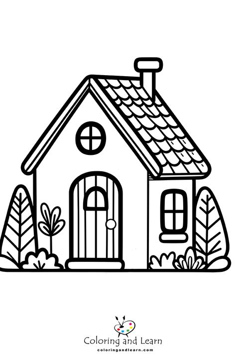 Best printable House Coloring Pages  - House coloring pages are a creative and fun activity for kids and adults alike. These pages feature various types of houses, from cozy cottages and su... - drawing Cute House Coloring Pages, Mansion Coloring Pages, House Coloring Pages For Kids, House Drawing For Kids, Elsa Coloring, House Coloring Pages, Printable House, Elsa Coloring Pages, Fun Activity For Kids