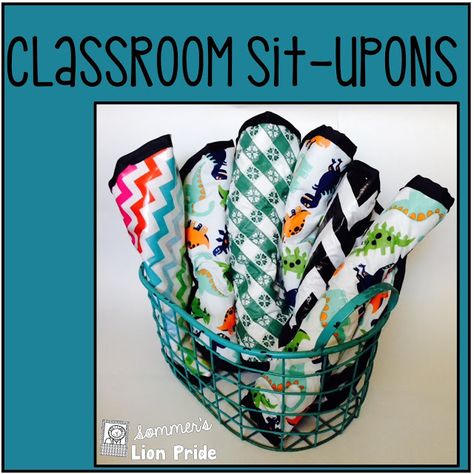 Classroom Cushions, Sit Spots, Alternative Seating, Preschool Rooms, Diy Preschool, Classroom Seating, Girl Scout Activities, Classroom Tips, Teacher Boards