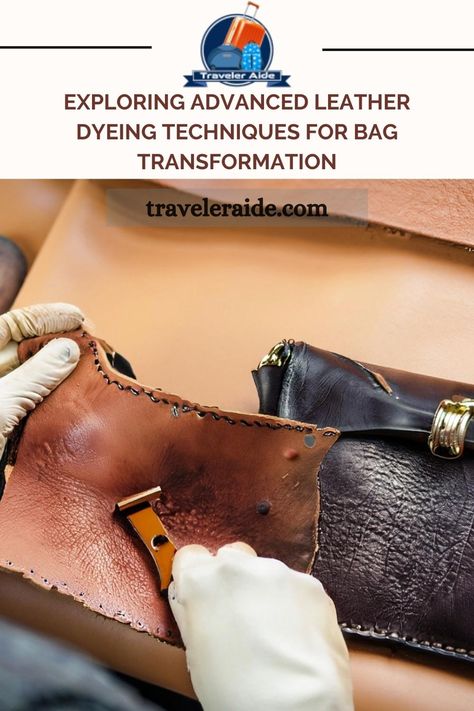 "👜✨ Elevate your bag game with our latest blog post! Dive into the world of advanced leather dyeing techniques and unlock endless transformation possibilities. Don't miss out! #LeatherDyeing #BagTransformation #DIYFashion" Bags Game, Leather Dye, Dyeing Techniques, You Bag, Diy Fashion, Travel Guide, Blog Post, The World, Leather