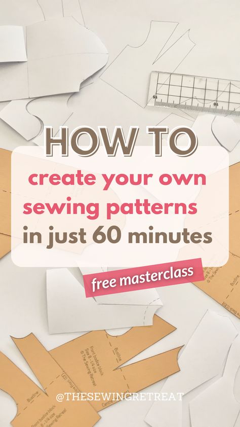 How To Draft A Sewing Pattern | Free Masterclass | Learn Pattern Drafting Techniques Diy Sewing For Beginners, Dressmaking For Beginners, Free Leggings Sewing Pattern, How To Follow A Sewing Pattern, Learn To Sew For Beginners, Sewing Machine Projects For Beginners, Sewing Basics For Beginners, Easy Clothes To Sew, Pattern Making Fashion