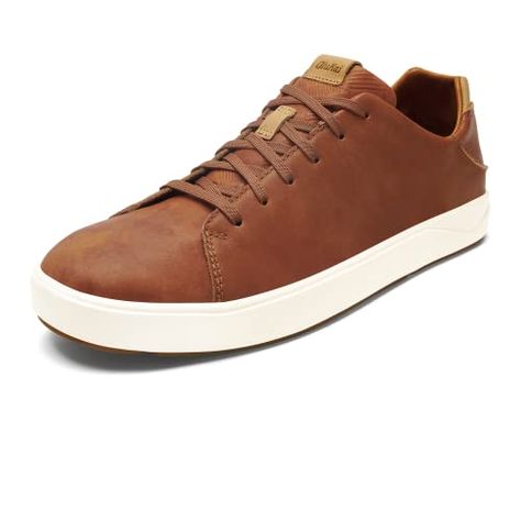 OLUKAI Lae'ahi Li 'ILI Men's Leather Sneakers, Supple Full-Grain Leather Shoes, Drop-in Heel & All Weather Rubber Soles Olukai Mens, Fall Clothes, Fashion Sneakers, Fall Winter Outfits, Full Grain Leather, Leather Sneakers, Leather Men, Leather Shoes, Sneakers Fashion