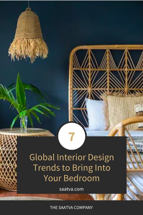 While people have always used souvenirs, statues, and paintings from their travels to decorate their homes, interior design is trending toward a global influence. From charming antique statement pieces popular in Europe to moody colors inspired by the countries of Africa, these global interior design trends are crossing into kitchens, bathrooms, and bedrooms. Here are seven of our favorite interior design trends inspired and influenced by destinations around the globe. Global Interior Design, Simple Wooden Bed Design, Rustic Bed Design, Double Loft Beds, Simple Bed Designs, Bed Interior, Canopy Bed Frame, Chair Design Wooden, Wooden Bed Design