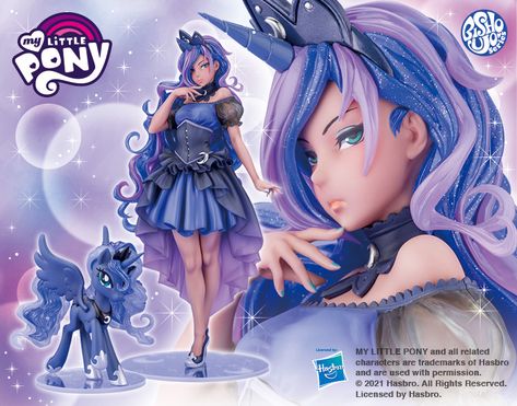 MY LITTLE PONY PRINCESS LUNA BISHOUJO STATUE | Figure | KOTOBUKIYA Princess Luna Cosplay, My Little Pony Princess Luna, Human Mlp, Luna Cosplay, Mlp Cosplay, Model Kits Hobbies, Celestia And Luna, My Little Pony Princess, Arte Do Kawaii