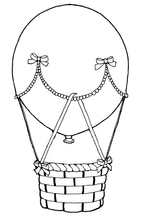 Hot Air Balloon Hot Air Balloon Basket Template, Hot Air Balloon Coloring Pages, Balloon Coloring Pages, Hot Air Balloon Basket, Basket Template, Spring Cleaning Checklist Printable, Hot Air Balloon Clipart, Hot Air Balloon Craft, Balloon Basket