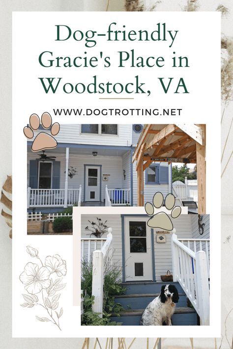 Woodstock Virginia, Things To Do In Virginia, White Porch, Large Dog Crate, Dog Area, Foster Mom, Global Travel, Dog Travel, Patio Stones