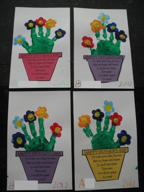 Preschool Plant Crafts | found the craft on pinterest and followed the links Hand Print Flower Pot, Plant Crafts For Kids, Mothers Day Activities, Ideas For Mothers Day, Hand Print Flowers, Mother's Day Theme, Mother's Day Projects, Mother's Day Activities, Plant Crafts