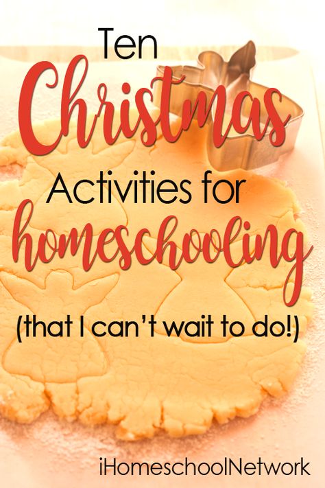 10 Christmas Activities for Homeschooling Homeschool Christmas Ornaments, Christmas Homeschool Activities Kindergarten, Christmas Farm Activities, Christian Christmas Homeschool, December Homeschool Themes, Christmas Homeschool Printables, Homeschool Christmas Crafts, Christmas School Homeschool, Homeschool Christmas Party