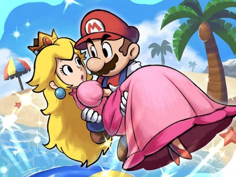 Leave Craft, Mario And Peach, Luigi And Daisy, Mario Comics, Mario Game, Mario And Princess Peach, Peach Mario, Mario Fan Art, Princess Daisy