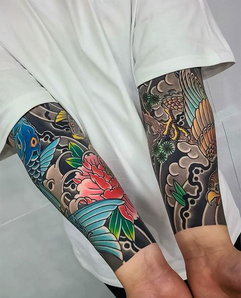 Colorful Forearm Tattoo, Fish Tattoo Color, Forearm Tattoo Ideas For Men, Best Tattoo Ideas For Men, Forearm Tattoo Ideas, Aries Tattoos, Frog Tattoo, Butterfly Tattoos For Women, Aries Tattoo