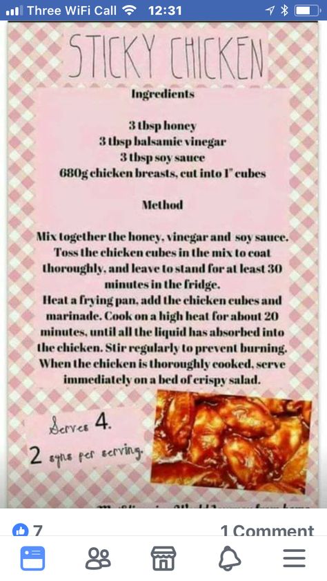 Sticky chicken Slimmers World Recipes, Teriyaki Chicken Wings, Sliming World, Fakeaway Recipes, Sticky Chicken, Teriyaki Chicken, World Recipes, Recipes From Heaven, New Ideas