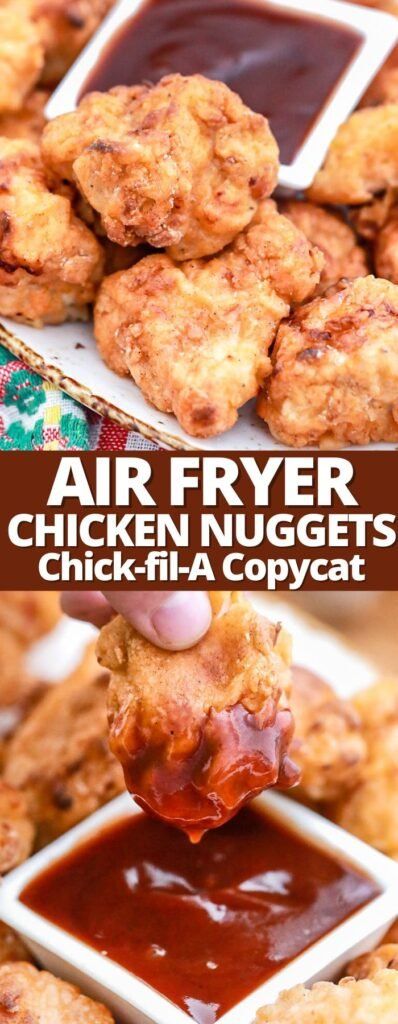 Chik Fil A Chicken, Chick Fil A Chicken Nuggets, Air Fryer Chicken Nuggets, Chick Fil A Nuggets, Nuggets Recipe, Mouthwatering Recipes, Air Fryer Chicken, Boneless Skinless Chicken, Entree Recipes