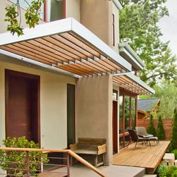 Patio Remodel, Modern Entry, Modern Entrance, Entry Design, Door Awnings, Covered Pergola, Minimalist House Design, Stone Cottage, Pergola Patio