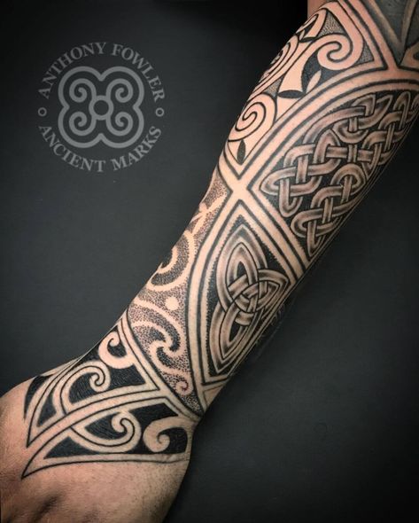 10 Best Celtic Forearm Tattoo Ideas That Will Blow Your Mind! | Outsons | Men's Fashion Tips And Style Guides Celtic Forearm Tattoo, Forearm Hand Tattoo, Irish Sleeve Tattoo, Celtic Sleeve Tattoos, Celtic Tattoos For Men, Forearm Tattoo Ideas, Celtic Dragon Tattoos, Celtic Tattoo Designs, Tattoo Artist Tattoo