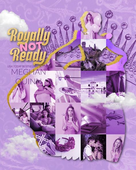 Royally Not Ready Meghan Quinn Aesthetic, So Not Meant To Be Meghan Quinn, A Long Time Coming Meghan Quinn, Royalty Book Recommendations, Kiss And Don’t Tell Book Meghan Quinn, Royally Not Ready Meghan Quinn, Grumpy Man, Steamy Romance, Book Community