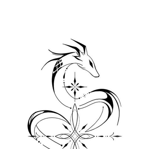 Wispy Dragon Tattoo, Dragon Simple Tattoo, Tattoo Ideas Female Dragon, Minimalist Dragon Tattoo, Dragon Eye Drawing, Dragon Tattoo Art, Dragon Stuff, Chinese Dragon Tattoos, Dragon Tattoos