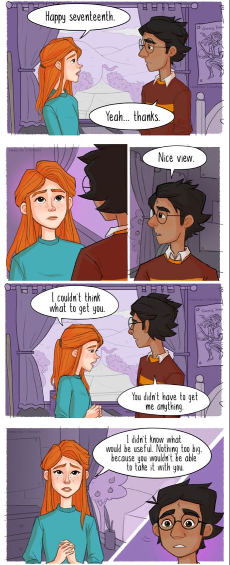 Hp Comics, Harry Potter Funny Pictures, Comic Fanart, Potter Fanart, Harry Potter Parody, Harry And Ginny, Harry Potter Puns, Harry Potter Pin, Harry Potter Comics