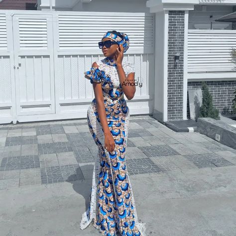 Latest Owambe Ankara Styles 2023, Wedding Guest Styles African, Wedding Guest Ankara Styles, Lace Combination Styles, Maxi Dress Ankara, African Print Maxi Dress, Long Gown Styles, Ankara Maxi Dress, Ankara Dress Designs