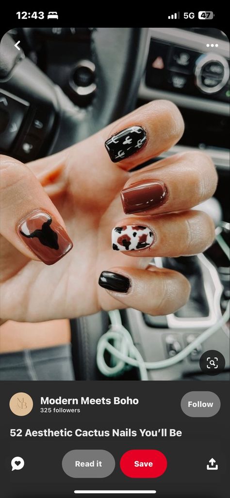 Farm Nails Designs, Farm Nails, Country Concert Nails, Concert Nails, G Nails, Country Concert, Best Acrylic Nails, Nails Designs, Diy Nails