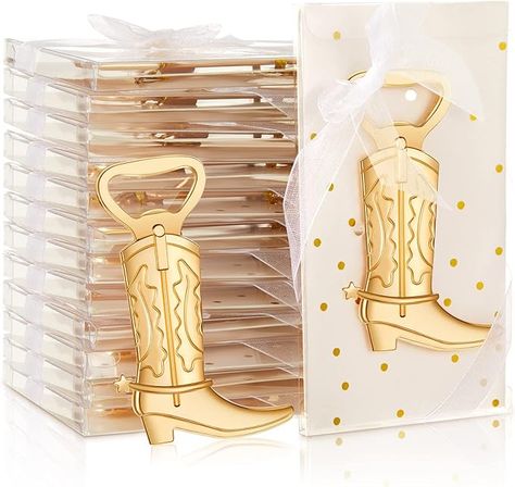 Amazon.com: 36 Pieces Cowboy Boot Bottle Openers Baby Shower Bottle Opener Favors for Guest Bridal Shower Party Bottle Opener Gifts for Baby Shower Wedding Birthday Party Favor Decoration Supplies (Gold): Home & Kitchen Boot Bottle Opener, Country Birthday Party, Gifts For Baby Shower, Barnyard Theme, Crown Baby Shower, Cowboy Theme Party, Bottle Opener Favors, Country Baby Shower, Gifts For Baby