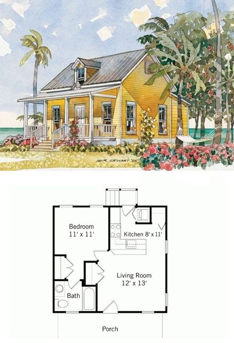 By Moser Design. Width 22' 8", length 21' 4", 484 sq ft. country, cottage, craftsman, bungalow, house plans by socorro: Craftsman Bungalow House Plans, Cottage Craftsman, Architecture Renovation, Craftsman Bungalow, Small Cottages, Small House Floor Plans, Country Cottage Decor, Tiny House Floor Plans, Sims House Plans