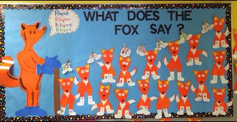 Fox In Socks, Dr Seuss Classroom, Winter Bulletin, What Does The Fox Say, Seuss Classroom, Read Across America Day, Sick Of It, Winter Bulletin Boards, Preschool Projects