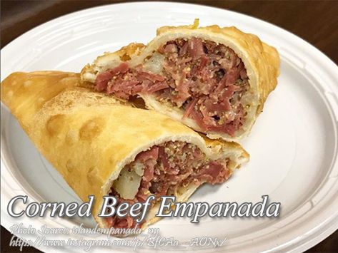 Click the link below to see the recipe: https://www.panlasangpinoymeatrecipes.com/corned-beef-empanada.htm #CornedBeef #Empanada Corn Beef Empanadas, Corn Meat Recipes, Canned Corn Beef Recipes, Canned Corned Beef Recipes, Canned Corned Beef Recipe, Handheld Pies, Canned Recipes, Beef Empanadas Recipe, Empanada Dough