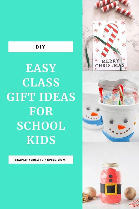 Easy DIY Class Gift Ideas For Students for end of year. Christmas gifts kids can give their friends or teachers can make for their students or in class as kids craft projects. #kidscraft #christmasgifts Class Gift Ideas, Gift Ideas For Students, Class Christmas Gifts, Healthy Gift Basket, Students Christmas, Student Christmas Gifts, Healthy Gift, Thrifty Living, Teachers Gifts