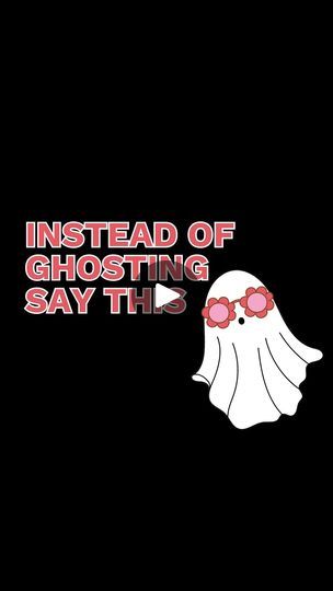 4.2M views · 444K reactions | Instead of ghosting, just tell someone you’re not into them. It’s that simple. Write the text how you see fit if this verbiage doesn’t resonate. If your immediate reaction is, ‘I’d rather ghost or get ghosted,’ then it’s time to explore why direct communication feels so uncomfortable for you. Avoiding tough conversations says more about your emotional maturity than you think. It’s not about being harsh—it’s about showing respect for both yourself and the other person. The sooner you get comfortable with honesty, the better your dating life will be.

If this hits a nerve, share this post and tag me! Let’s start the convo—how are you working on your communication? Drop a comment and follow me for more real dating advice or listen to the podcast! #ghosting #ghost Instead Of Ghosting, Direct Communication, Emotional Maturity, Tough Conversations, Showing Respect, Say More, Dating Advice, Healthy Relationships, Relationship Advice