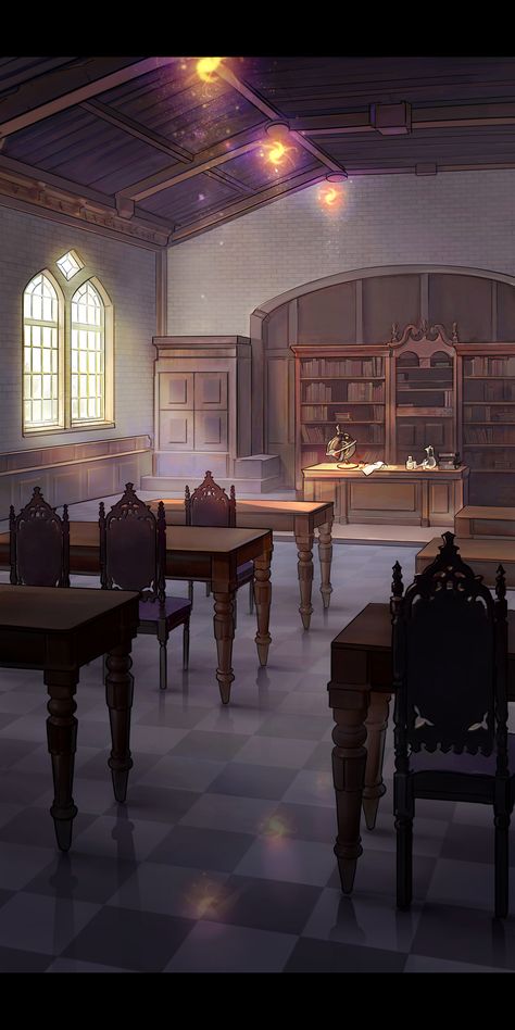 Magic Classroom Concept Art, Fantasy Classroom Concept Art, Magic Academy Concept Art, Magic College Fantasy Art, Magic School Art Concept, Fantasy Academy Aesthetic, Magical School Art, School Of Magic Aesthetic, Magical Academy Aesthetic