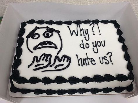 But Why? http://www.boredpanda.com/funny-farewell-cakes-quitting-job/?afterlogin=savevote&post=630597&score=1 Funny Cake Ideas Humor, Funny Cake Ideas, Goodbye Cake, Birthday Surprise Ideas, Best Birthday Surprises, Farewell Cake, Leaving Party, Goodbye Party, Surprise Ideas